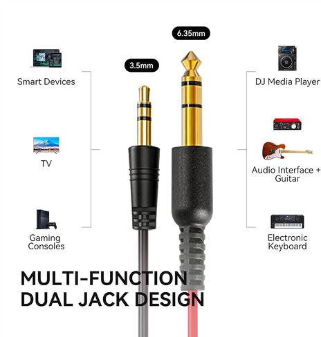 OneOdio Wired Over Ear Headphones Hi-Res Studio Monitor & Mixing DJ Stereo Headsets with 50mm Drivers and 1/4 to 3.5mm Jack for AMP Computer Recording Podcast Keyboard Guitar Laptop - Black (Renewed) in Saudi Arabia