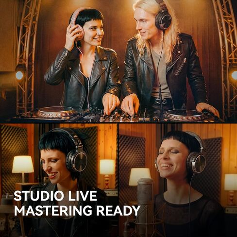 OneOdio Wired Over Ear Headphones Hi-Res Studio Monitor & Mixing DJ Stereo Headsets with 50mm Drivers and 1/4 to 3.5mm Jack for AMP Computer Recording Podcast Keyboard Guitar Laptop - Black (Renewed) in Saudi Arabia