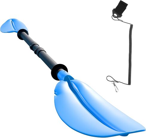 Adjustable Kayak Paddle, Lightweight Floating Oar Durable Floating Kayaking Oars Safety Rope with Stainless Steel Lock Buckle for Outdoor Kayaking Canoeing Fishing Boating. in Kuwait