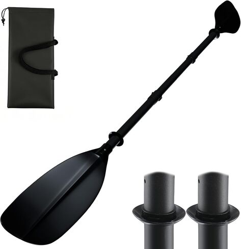 Kayak Recreational Paddle,Kayak Paddles for Adults Adjustable Length 60-90 Inch Premium ABS Blade Portable Kayak Oar for Youth Adults All Ages Water Sports Kayaking Canoeing Boating. in Kuwait