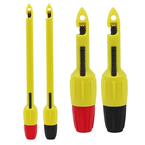 UMLIFE 4pcs Wire Piercing Probe Kit,Insulation Piercing Clip Tool for Multimeter Voltage Voltmeter Thermometer Testing (2mm Plug Long, 4mm Plug Short) in Kuwait