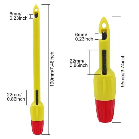 UMLIFE 4pcs Wire Piercing Probe Kit,Insulation Piercing Clip Tool for Multimeter Voltage Voltmeter Thermometer Testing (2mm Plug Long, 4mm Plug Short) in Kuwait