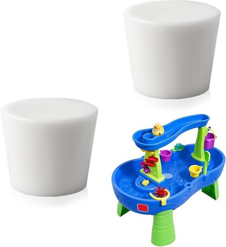 2Pcs Water Table Plug Replacement Compatible with Step 2, Rubber Water Table Stopper Accessories, Tapered Drain Plug for Leak-Proof Seal, Widely Used for Test Tubes and Plant Pots in Kuwait