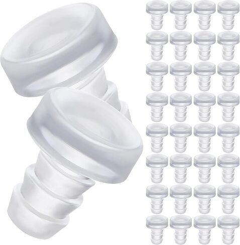 200 Pcs PVC Cabinet Door Bumpers Stem Bumpers with Good and Firm Installation for Furniture Protection and Noise Reduction in Kuwait