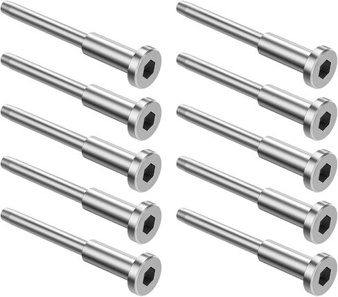 10 Pieces Invisible Kit Invisible And Swage Stud End Sturdy for Deck, Stair 1/8 Inch Stainless Steel in Kuwait