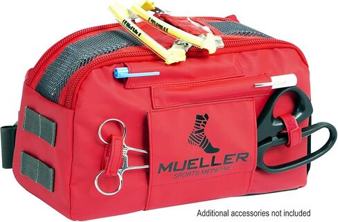 MUELLER Sports Medicine Medi Kit ATSS Bag Only for Men and Women, Athletic Training Kit, Medical Supply Bag for Sports Teams, Over the Shoulder Medical Briefcase, Waterproof, Red, One Size in Kuwait