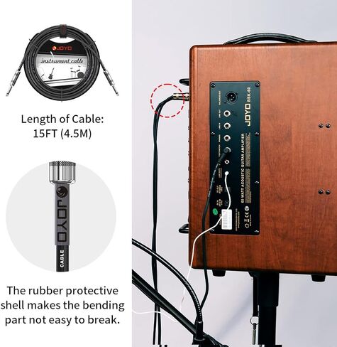 مضخم صوت هجين صغير من JOYO Tweedy رأس Tueb 20 وات Preamp وكابل أداة صوت احترافية CM-04 in Kuwait