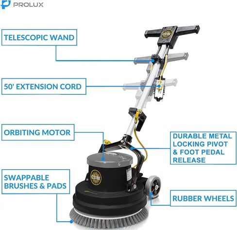 ماكينة تلميع الأرضيات التجارية Prolux PLC15 مقاس 15 بوصة شديدة التحمل ذات وسادة واحدة in Kuwait