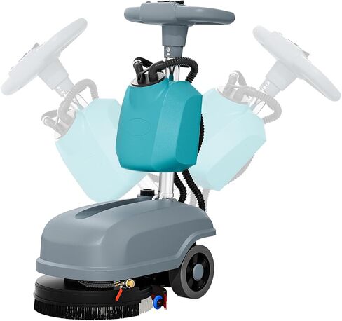 C5 15" Walk-Behind Commercial Floor Scrubber Machine, 500W Motor | 6 Gal Recovery Tank | 23" Suction Width | Brush Speed 200 RPM | 24,000 Sqft/h Coverage | Complete Set of Parts. in Kuwait