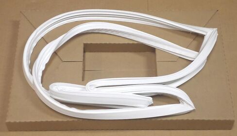 WR24X450 SGE450 White Refrigerator Fresh Food Door Gasket Seal Replacement Part 39-3/8"x 28-1/4" Replaces AP2067923 PS296973 WR24X10049 WR24X518 in Kuwait