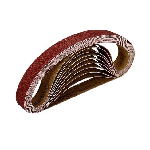 10pcs/lot 10mm/13mm/20mm Sanding Belt Sandpapers for 10x330mm 13x457mm 20x520mm Air Belt Sander Polishing Papaer Grit 40-1000(10PCS 20mm,180 Grit) in Saudi Arabia