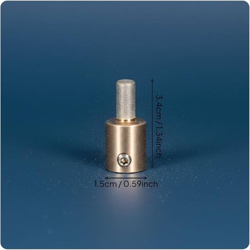 Diamond Grinding Wheel Power Tool Accessory Stained Glass Bit Electroplated Brass Grinding Head Suitable for Glasswork Ceramics Art Studios, Mcb14 in Kuwait