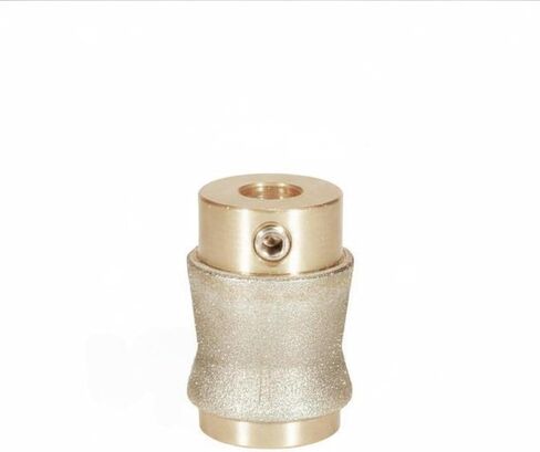 Diamond Grinding Wheel Power Tool Accessory Stained Glass Bit Electroplated Brass Grinding Head Suitable for Glasswork Ceramics Art Studios, Mcb14 in Kuwait
