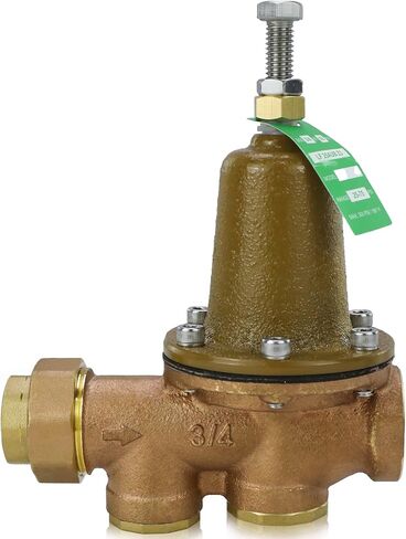 LF25AUB-Z3 Water Pressure Reducing Valve 3/4 Inch NPT Female Union + NPT Female, Polymer Seat, Adjustable 25-75 PSI in Kuwait