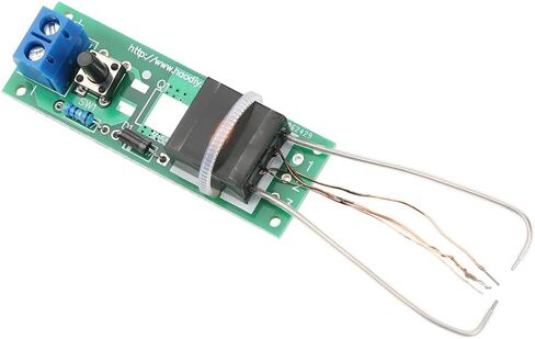 Pulse Generator Kit, DIY Electric Lighter, High Voltage Arc Coil Module, 3-5V Input, Ideal for Electronic Enthusiasts in Kuwait