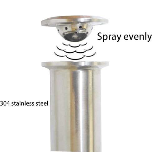 PEEM Open Extractor (with Uniform Spray Head), Closed-Loop Extractor, Stainless-Steel Extraction Tube, Extraction Tube for Vegetable Oil (50g/8") in Kuwait