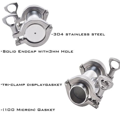 PEEM Open Extractor (with Uniform Spray Head), Closed-Loop Extractor, Stainless-Steel Extraction Tube, Extraction Tube for Vegetable Oil (50g/8") in Kuwait