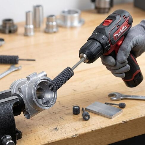 1 Inch (25.4mm) Cylinder Ball Hone Tool with 240 Grit Silicon Carbide, Professional Flexible Engine Hone for Honing & Deburring on Cast Iron, Steel, Mild Steel and Softer Ferrous Materials in Kuwait