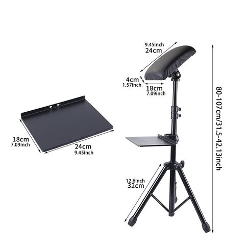 Arm Leg Rest Stand Adjustable Armrest Stand Tripod Holder with Iron Construction Tray Rotating Knob Design Suitable for Home in Kuwait