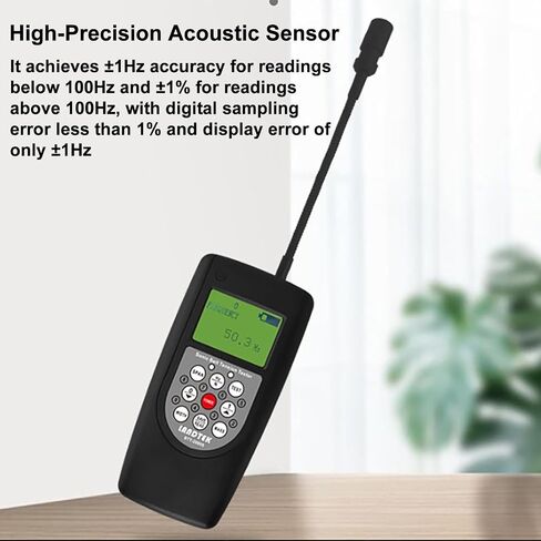 Digital Motor Tensiometer Belt, Belt Tension Meter Tester with LCD Display, 10-500hz High Accuracy ±1hz, 20 Parameter Memory Dual Unit Display, for Industrial Machinery Belt Tension Adjustment in Kuwait