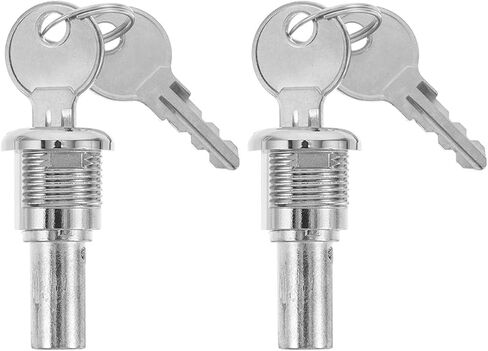 DOITOOL 2 Pcs Vending Machine Lock Replacement with Metal Lock Cylinder and Key for Coin, Candy, Snack Dispensers Secure Accessory for Vending Machines in Kuwait