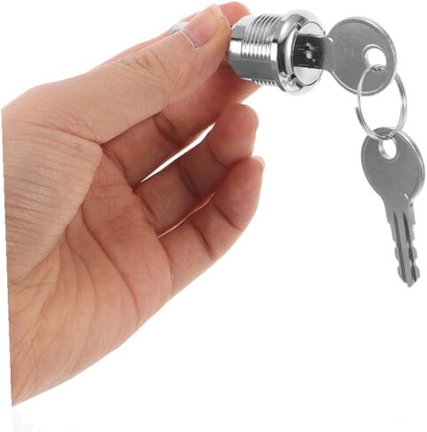 DOITOOL 2 Pcs Vending Machine Lock Replacement with Metal Lock Cylinder and Key for Coin, Candy, Snack Dispensers Secure Accessory for Vending Machines in Kuwait