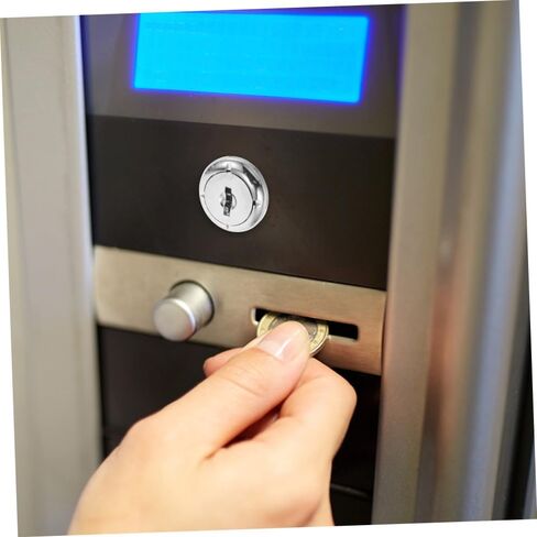 DOITOOL 2 Pcs Vending Machine Lock Replacement with Metal Lock Cylinder and Key for Coin, Candy, Snack Dispensers Secure Accessory for Vending Machines in Kuwait