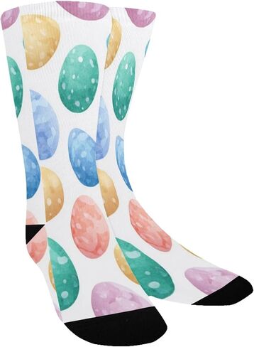 Bunny Easter Eggs Hiking Socks - Toddler Boys & Girls Warm Thick Thermal Winter Crew Socks for School, Daily Wear & Outdoor Activities in Kuwait