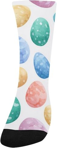 Bunny Easter Eggs Hiking Socks - Toddler Boys & Girls Warm Thick Thermal Winter Crew Socks for School, Daily Wear & Outdoor Activities in Kuwait