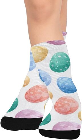 Bunny Easter Eggs Hiking Socks - Toddler Boys & Girls Warm Thick Thermal Winter Crew Socks for School, Daily Wear & Outdoor Activities in Kuwait
