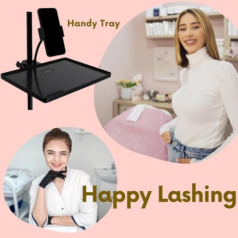 Lash Tray Holder for Ring Light and Lash Aftercare Kit 60 Set in Kuwait