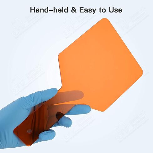 Protector Dental Sheild Plate Shade Board Eye Protector Shield Visor for Dentist, Helper and Patient - Handheld & Flexible - Easy to Use in Kuwait