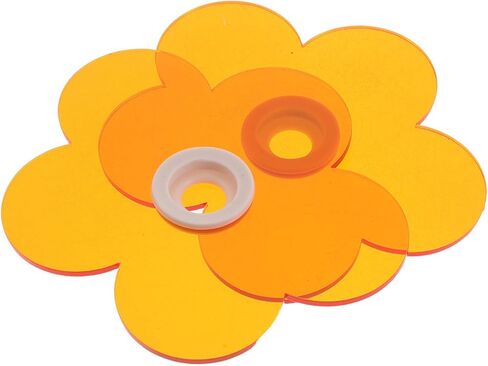 BESTYASH 2pcs Gel Nail Lamp Light Shield for Gel Nails Flower Shape Handheld Protective Screen Made of Plastic and Silicone Blocks UV and LED Lamp Glare and Salon Tables in Kuwait
