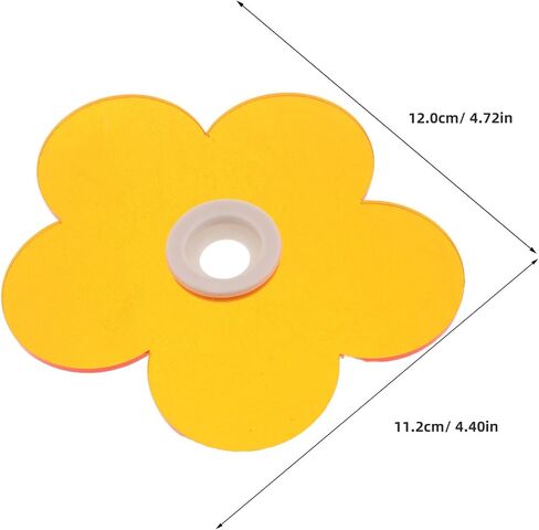BESTYASH 2pcs Gel Nail Lamp Light Shield for Gel Nails Flower Shape Handheld Protective Screen Made of Plastic and Silicone Blocks UV and LED Lamp Glare and Salon Tables in Kuwait