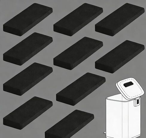 10 PCS Trash Can Protector, Used to Prevent Wear and Tear Between Trash Cans and Walls and Furniture, wall Protector can mat wall Protector in Kuwait