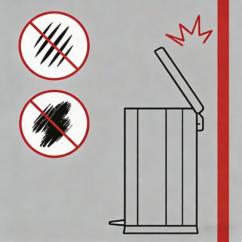 10 PCS Trash Can Protector, Used to Prevent Wear and Tear Between Trash Cans and Walls and Furniture, wall Protector can mat wall Protector in Kuwait