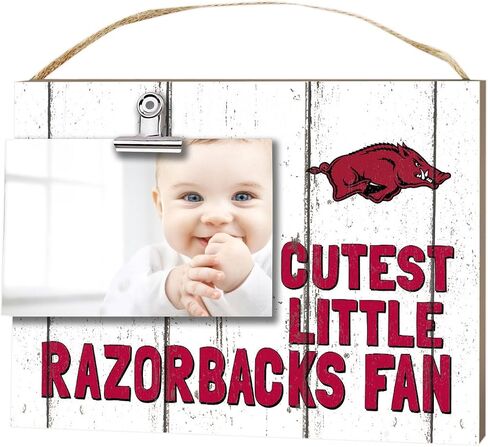 KH Sports Fan 10" x 8" Arkansas Razorbacks Clip It Weathered Baby Logo Collage Photo Frame in Kuwait
