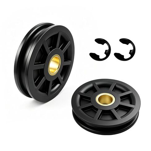 N377 2-Post Lift Lower Pulley Sheave Kit Fit for Rotary Lift SPOA7/SPOA9/SPOA10, Lower Sheave Set with E Clips Replace 41411 FJ7116-1 in Kuwait