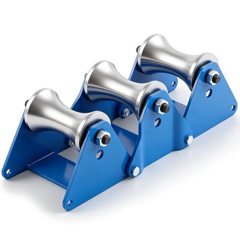Chumia Cable Pulling Sheave, 3-in-1 Heavy Duty Cable Feeding Sheave, Industrial Wire Pulling Tools Pulley for High-Voltage & Large-Diameter Laying, Fits Trenches, Tunnels & Construction Sites in Kuwait