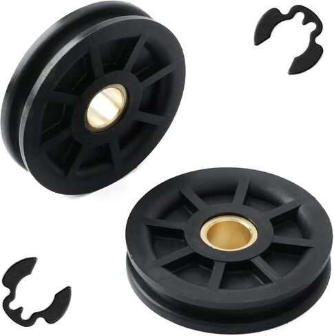 N377 2-Post Lift Lower Pulley Sheave Kit Compatible with Rotary Lift SPOA7 SPOA9 SPOA10 Replace 41411 FJ7116-1 Lower Sheave Set with E Clips in Kuwait