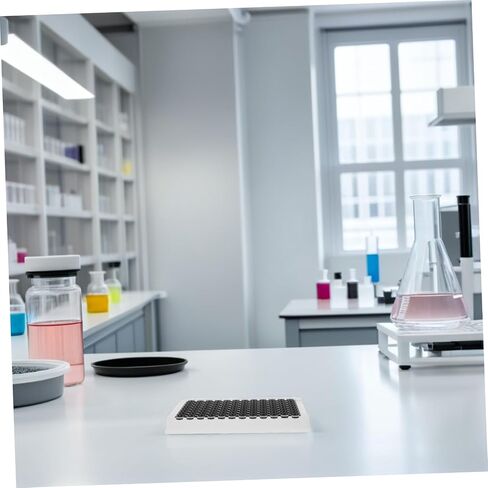 Alipis 96-Well Black Bottom Elisa Microplate, 360μl Per Well, Medium Binding Plastic Plate with Precision Compatibility for Lab Automation and High-throughput Screening in Saudi Arabia