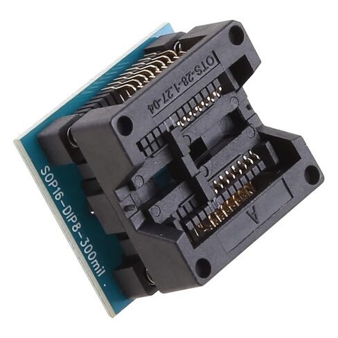 محول مبرمج SOP16 إلى DIP8 واسع 300 Mil SOIC16 إلى DIP8 لمبرمج EZP2010 EZP2013 RT809F CH341A in Kuwait