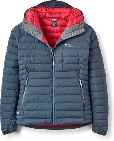 Rab Women's Microlight Windstopper Hoody - GTX Windproof Gore-Tex Down Jacket for Skiing & Climbing in Kuwait