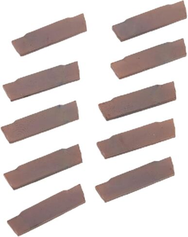 FABULETTA 10pcs MGMN200-G LDA Carbide Inserts for Grooving Lathe Tools, Hard Alloy for blades for Steel Cast Iron Semi-Finishing, 16x4x2mm Indexable Cutting Tips with High Wear Resistance in Kuwait