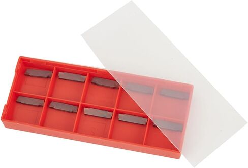 FABULETTA 10pcs MGMN200-G LDA Carbide Inserts for Grooving Lathe Tools, Hard Alloy for blades for Steel Cast Iron Semi-Finishing, 16x4x2mm Indexable Cutting Tips with High Wear Resistance in Kuwait