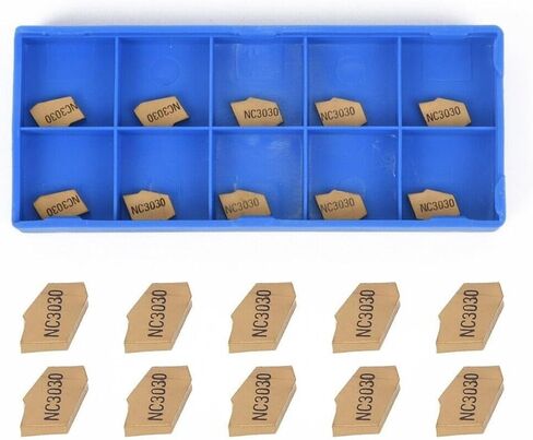 20pcs SP200 NC3020 Grooving Carbide Inserts 2mm Width ZQMX2N11- for Semi-Finishing and Finishing Steel Cast Iron Cutting in Kuwait