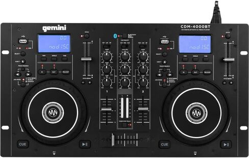 Audiosavings Bundle:(1) Gemini CDM-4000BT Dual DJ CD/USB Media Player with Bluetooth + Mixer Bundle with (1) Rockville DJ Carry Case for Mixers/Controllers/CD Players/Laptops+Bonus Gear Bag (Items 2) in Kuwait