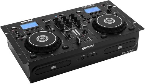 Audiosavings Bundle:(1) Gemini CDM-4000BT Dual DJ CD/USB Media Player with Bluetooth + Mixer Bundle with (1) Rockville DJ Carry Case for Mixers/Controllers/CD Players/Laptops+Bonus Gear Bag (Items 2) in Kuwait