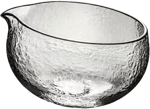 Drinking Cup, Matcha Bowl Hammered Texture Mixing Transparent Glass(Style C) in Kuwait