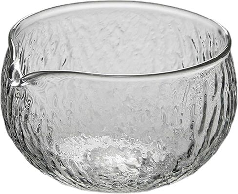 Drinking Cup, Matcha Bowl Hammered Texture Mixing Transparent Glass(Style C) in Kuwait